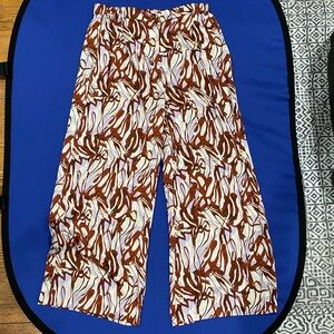 Open Edit Abstract Patterned Pant and Shirt Set